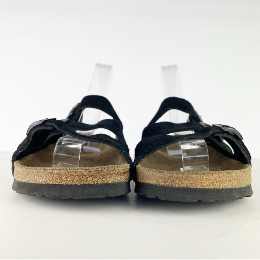 Birkenstock Birki's Florida Black Three Strap Birko-Flor Boho Sandals EU 38 - Picture 3 of 13